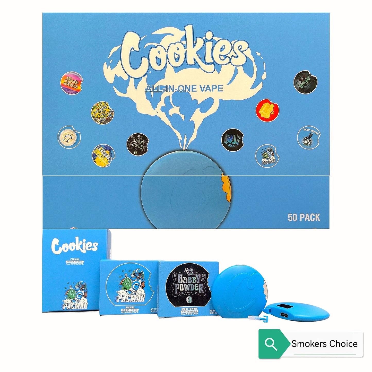 Cookies Refillable All-in-One Empty Vape pen | Cart – 1g | Premium Reusable Pod System