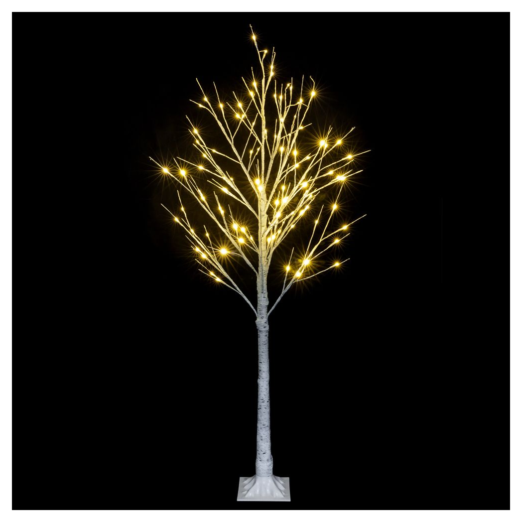 Enchanting 6FT Snowflake Christmas Tree with 96 LED