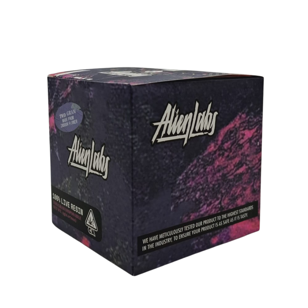 Alien Labs Empty Vape Pen – 2 Gram (0.0700 oz) | 100% Live Resin | Orange, Pink & Purple |  Bulk Available