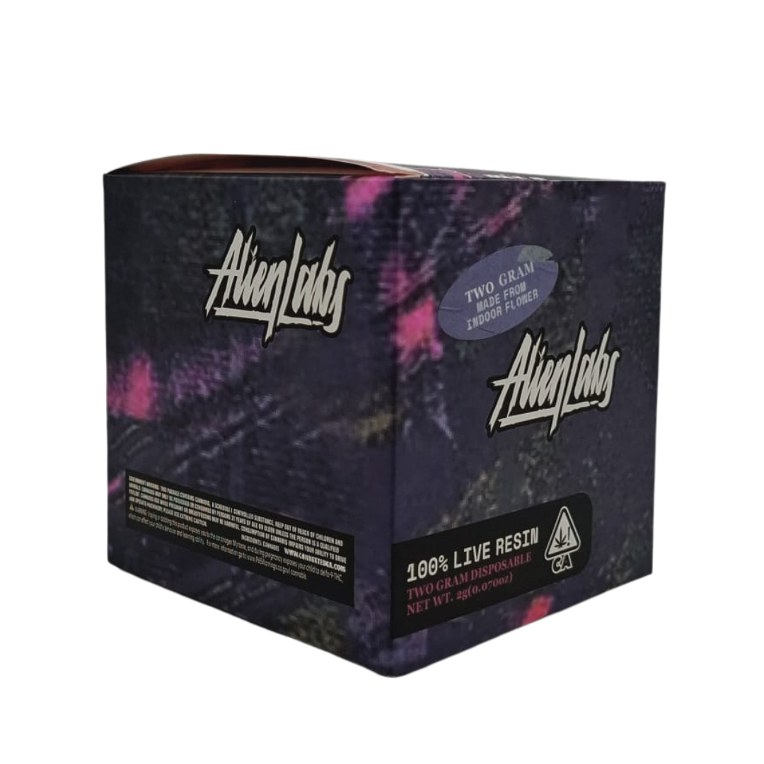 Alien Labs Empty Vape Pen – 2 Gram (0.0700 oz) | 100% Live Resin | Orange, Pink & Purple |  Bulk Available