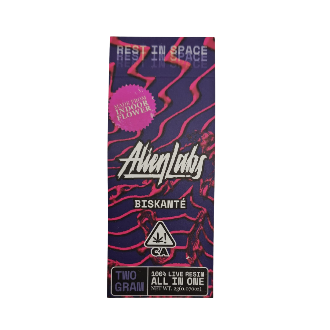 Alien Labs Empty Vape Pen – 2 Gram (0.0700 oz) | 100% Live Resin | Orange, Pink & Purple |  Bulk Available