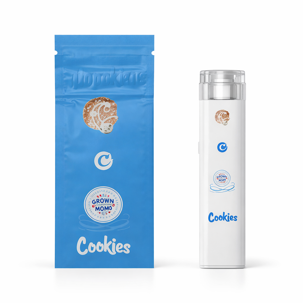 Cookies Dual Chamber Empty Vape | Digital Display | 1000mg Capacity | Dual-Side Pack of 10