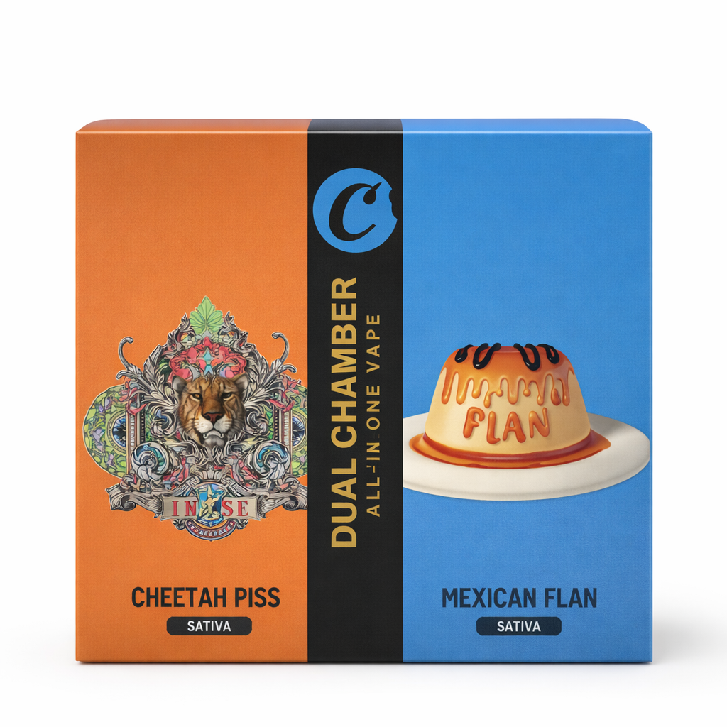 Cookies Dual Chamber Empty Vape | Digital Display | 1000mg Capacity | Dual-Side Pack of 10