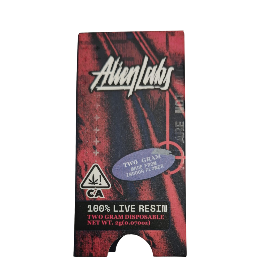 Alien Labs Empty Vape Pen – 2 Gram (0.0700 oz) | 100% Live Resin | Orange, Pink & Purple |  Bulk Available