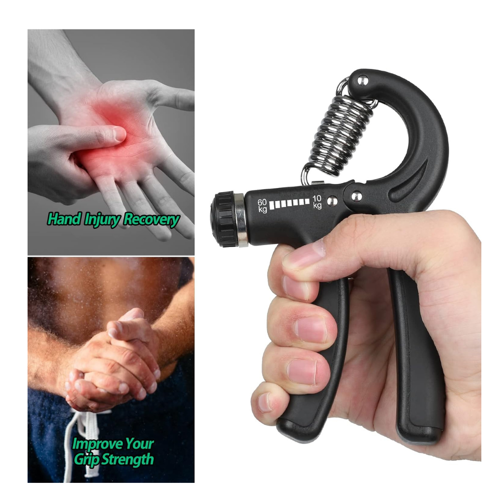Hand grip strengthener UK
Adjustable hand grip strengthener
Grip strength training
Forearm strengthener
Hand exercise equipment
Hand injury recovery tool
Best grip strengthener for athletes
Musicians hand exercise
Adjustable resistance grip
Forearm workout equipment
Hand grip for injury recovery
Portable grip strengthener
Hand strength tool
Strength training for hands
Forearm exercise UK