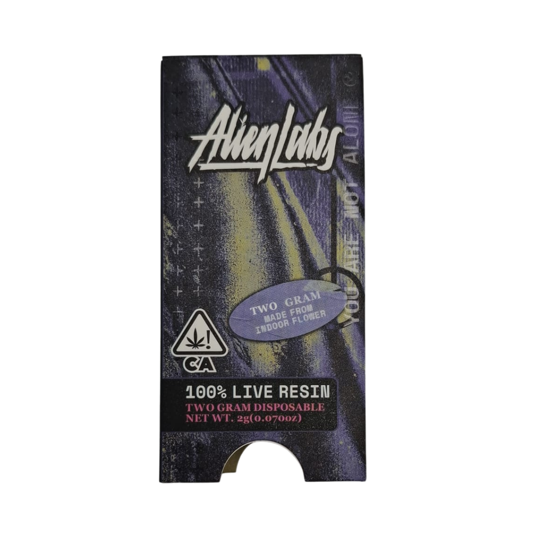 Alien Labs Empty Vape Pen – 2 Gram (0.0700 oz) | 100% Live Resin | Orange, Pink & Purple |  Bulk Available