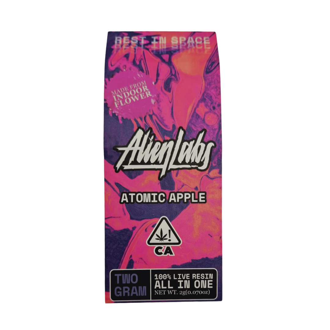 Alien Labs Empty Vape Pen – 2 Gram (0.0700 oz) | 100% Live Resin | Orange, Pink & Purple |  Bulk Available