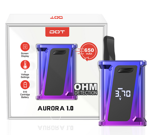Aurora CBD Vape Box Mod 650Mah