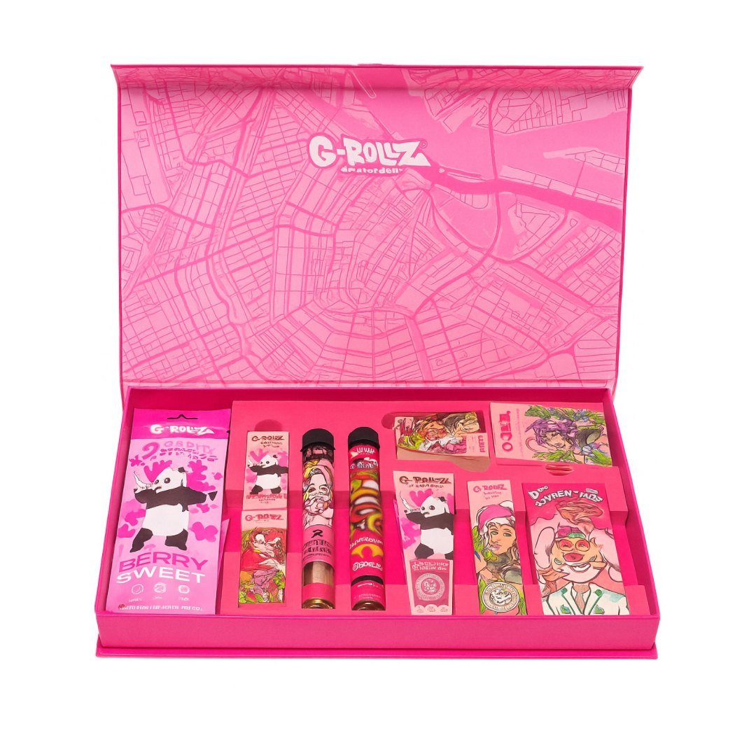 G-Rollz Pink Collection Gift Box – Amsterdam Edition - Free Shipment
