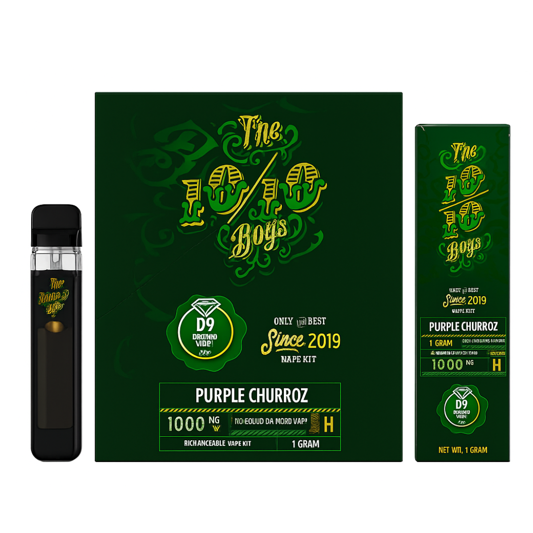 The 10/10 Boys Digital 1ML (Empty) – Sleek, Rechargeable & Reusable Device Empty Vape pen
