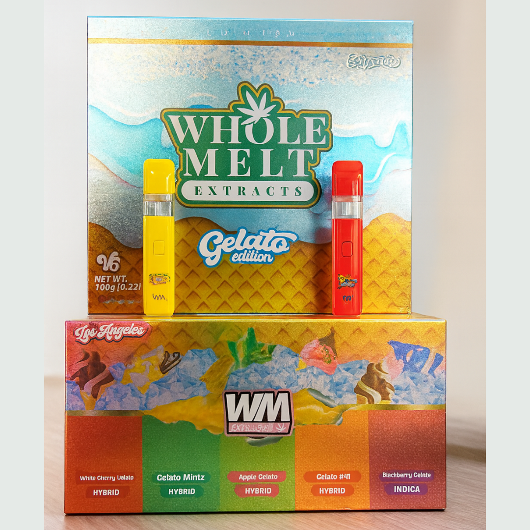 WHOLE MELT Gelato Edition 2G Empty Vape Pen – Reusable, Rechargeable &Type-C Enabled