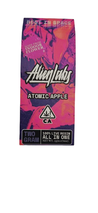 Alien Labs Empty Vape Pen – 2 Gram (0.0700 oz) | 100% Live Resin | Orange, Pink & Purple |  Bulk Available