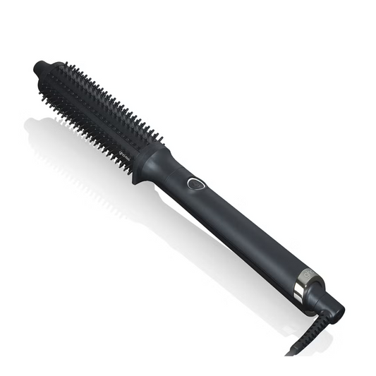 ghd Rise Professional Hot Brush, ghd hot brush, volumizing hairbrush, frizz-free hair tools, salon-quality hair styling, smooth waves UK, bouncy hair tool, ghd styling tools, hot brush for volume.